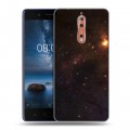 Дизайнерский пластиковый чехол для Nokia 8 Галактика