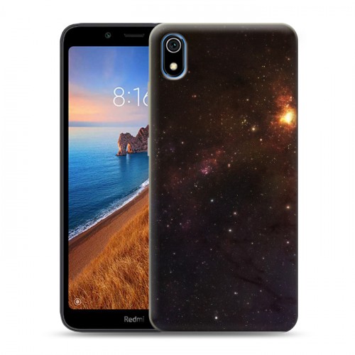 Дизайнерский силиконовый чехол для Xiaomi RedMi 7A Галактика