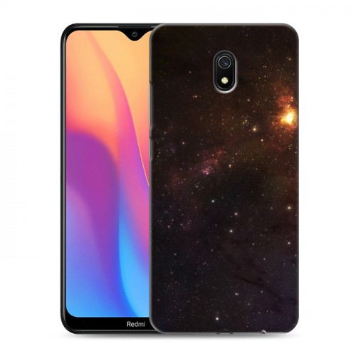 Дизайнерский силиконовый с усиленными углами чехол для Xiaomi RedMi 8A Галактика