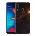 Дизайнерский пластиковый чехол для Samsung Galaxy A20s Галактика