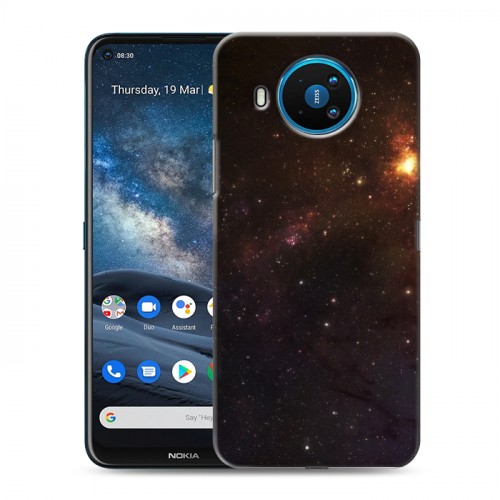 Дизайнерский силиконовый чехол для Nokia 8.3 Галактика