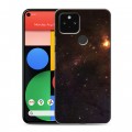 Дизайнерский пластиковый чехол для Google Pixel 5 Галактика