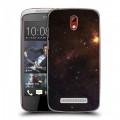 Дизайнерский пластиковый чехол для HTC Desire 500 Галактика