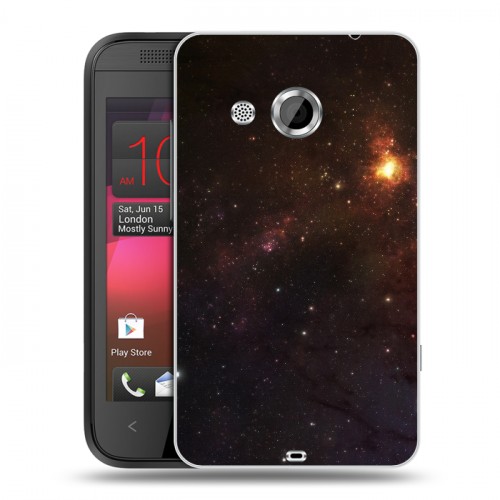 Дизайнерский пластиковый чехол для HTC Desire 200 Галактика