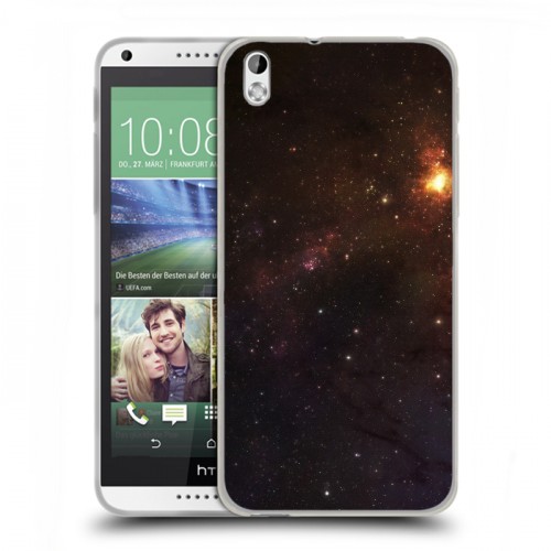 Дизайнерский пластиковый чехол для HTC Desire 816 Галактика