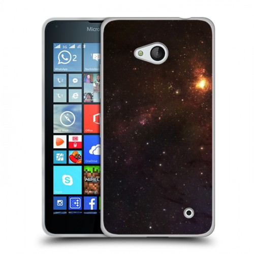 Дизайнерский пластиковый чехол для Microsoft Lumia 640 Галактика