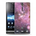 Дизайнерский пластиковый чехол для Sony Xperia S Галактика