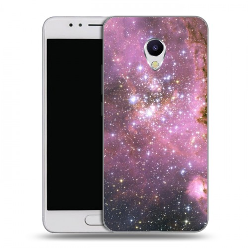 Дизайнерский силиконовый чехол для Meizu M5s Галактика