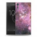 Дизайнерский пластиковый чехол для Sony Xperia XZs Галактика