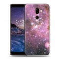 Дизайнерский пластиковый чехол для Nokia 7 Plus Галактика