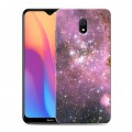 Дизайнерский силиконовый с усиленными углами чехол для Xiaomi RedMi 8A Галактика