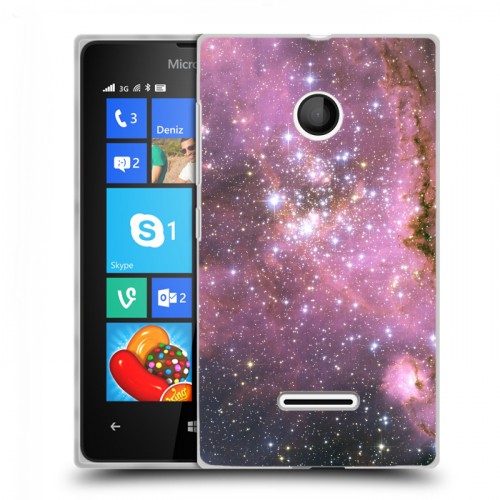 Дизайнерский пластиковый чехол для Microsoft Lumia 435 Галактика