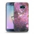 Дизайнерский пластиковый чехол для Samsung Galaxy S6 Edge Галактика
