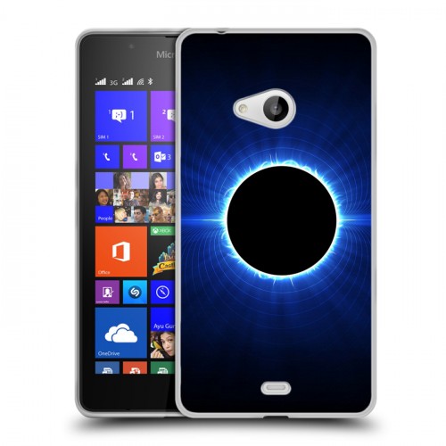 Дизайнерский пластиковый чехол для Microsoft Lumia 540 Затмение