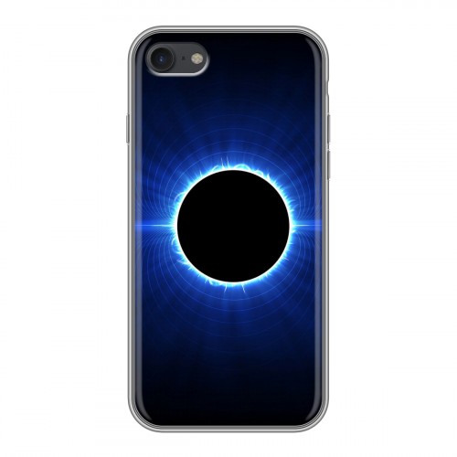 Дизайнерский силиконовый с усиленными углами чехол для Iphone 7 Затмение