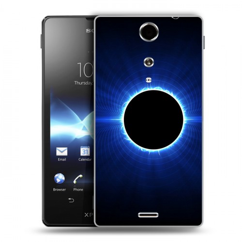 Дизайнерский пластиковый чехол для Sony Xperia TX Затмение