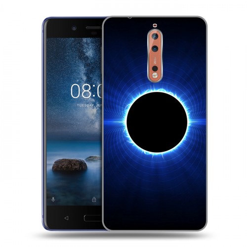 Дизайнерский пластиковый чехол для Nokia 8 Затмение