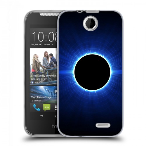 Дизайнерский силиконовый чехол для HTC Desire 310 Затмение