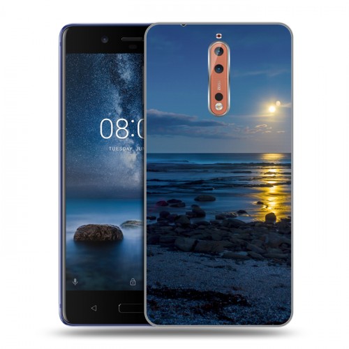 Дизайнерский пластиковый чехол для Nokia 8 Затмение