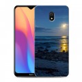 Дизайнерский силиконовый с усиленными углами чехол для Xiaomi RedMi 8A Затмение