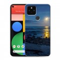 Дизайнерский пластиковый чехол для Google Pixel 5 Затмение