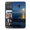 Дизайнерский пластиковый чехол для HTC Desire 700 Затмение