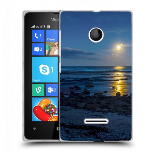 Дизайнерский пластиковый чехол для Microsoft Lumia 435 Затмение