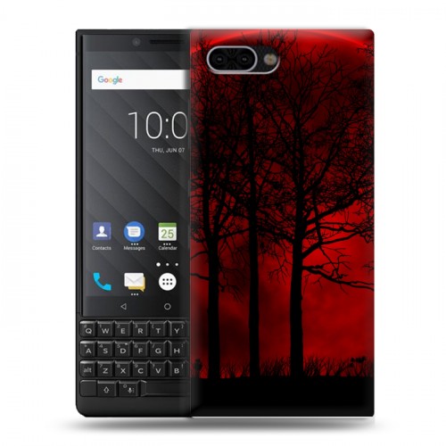 Дизайнерский пластиковый чехол для BlackBerry KEY2 Затмение