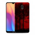 Дизайнерский силиконовый с усиленными углами чехол для Xiaomi RedMi 8A Затмение