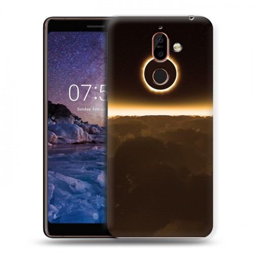 Дизайнерский пластиковый чехол для Nokia 7 Plus Затмение