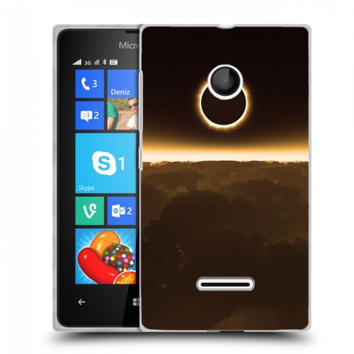 Дизайнерский пластиковый чехол для Microsoft Lumia 435 Затмение