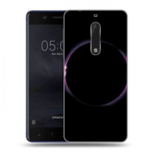 Дизайнерский пластиковый чехол для Nokia 5 Затмение