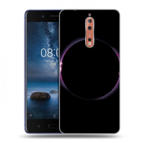 Дизайнерский пластиковый чехол для Nokia 8 Затмение