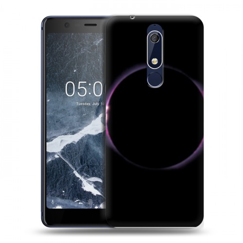 Дизайнерский пластиковый чехол для Nokia 5.1 Затмение