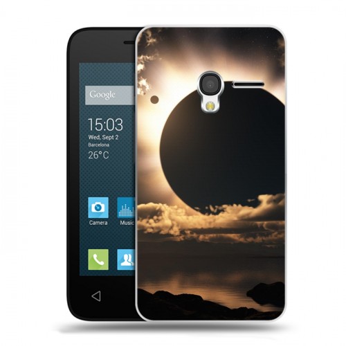 Дизайнерский пластиковый чехол для Alcatel One Touch Pixi 3 (4.5) Затмение