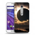 Дизайнерский пластиковый чехол для Lenovo Moto G Затмение