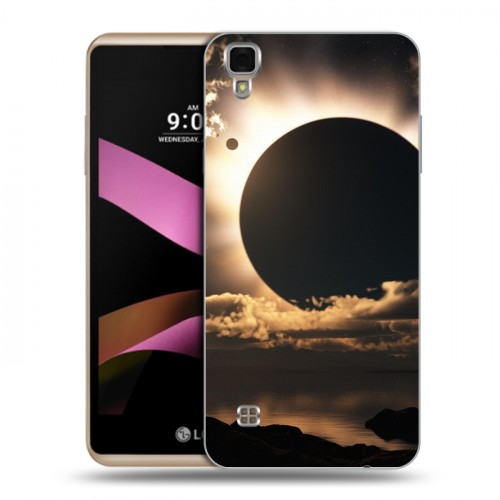 Дизайнерский силиконовый чехол для LG X Style Затмение