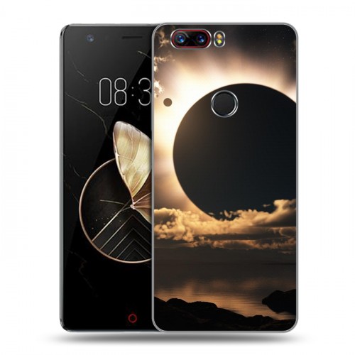 Дизайнерский пластиковый чехол для ZTE Nubia Z17 Затмение