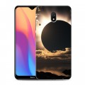 Дизайнерский силиконовый с усиленными углами чехол для Xiaomi RedMi 8A Затмение