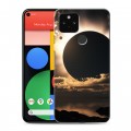 Дизайнерский пластиковый чехол для Google Pixel 5 Затмение