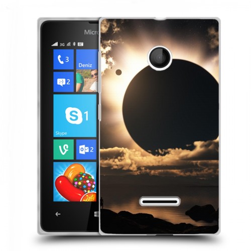 Дизайнерский пластиковый чехол для Microsoft Lumia 435 Затмение