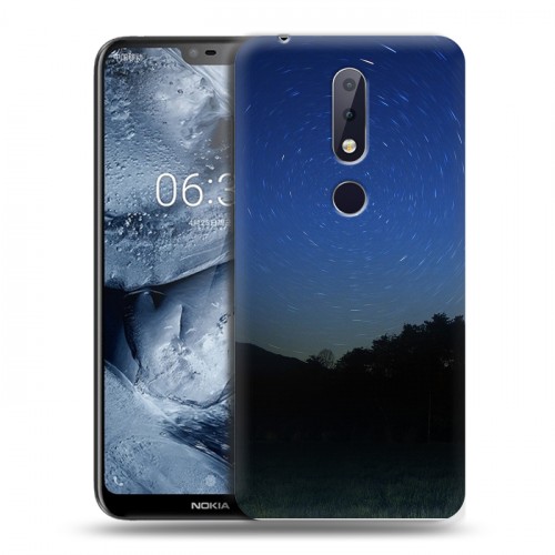 Дизайнерский пластиковый чехол для Nokia 6.1 Plus Звезды