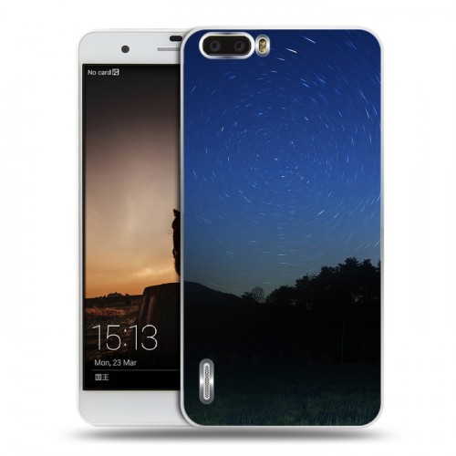 Дизайнерский силиконовый чехол для Huawei Honor 6 Plus Звезды