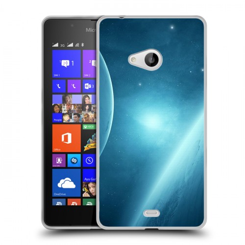 Дизайнерский пластиковый чехол для Microsoft Lumia 540 Звезды