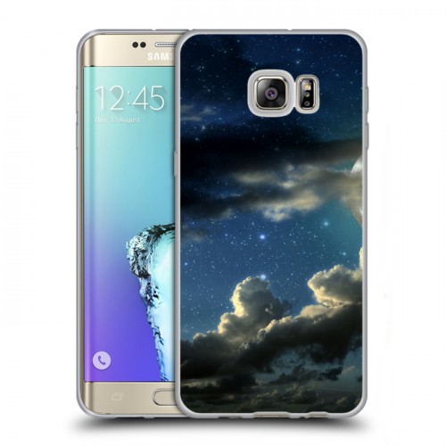 Дизайнерский пластиковый чехол для Samsung Galaxy S6 Edge Plus Звезды