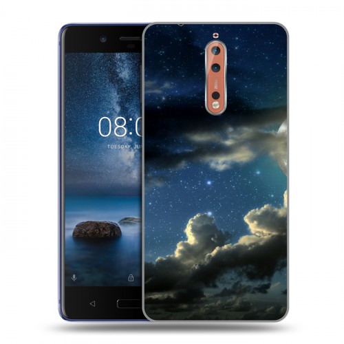 Дизайнерский пластиковый чехол для Nokia 8 Звезды