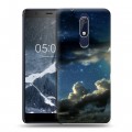 Дизайнерский пластиковый чехол для Nokia 5.1 Звезды