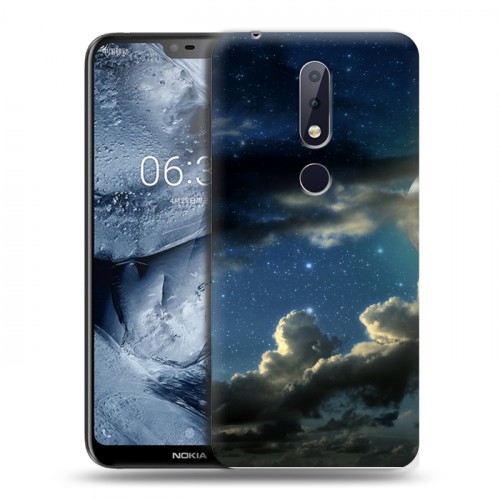 Дизайнерский пластиковый чехол для Nokia 6.1 Plus Звезды