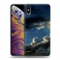 Дизайнерский силиконовый чехол для Iphone Xs Max Звезды