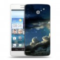 Дизайнерский пластиковый чехол для Huawei Ascend D2 Звезды